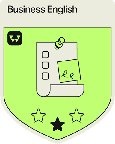 Badge - 1 Star - Business English