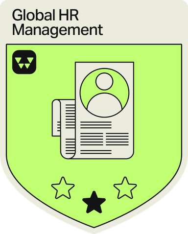 Badge - 1 Star - Global HR Management