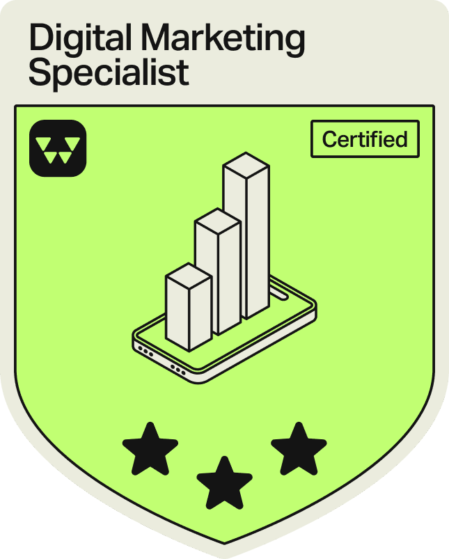 Badge - 3 Stars - Digital Marketing Specialist