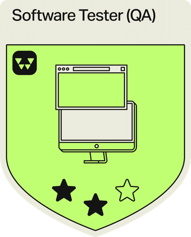 Badge - 2 Stars - Software Tester (QA)