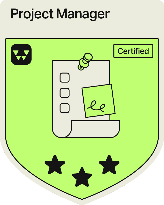 Badge - 3 Stars - Project Manager